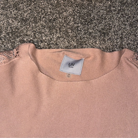 Milano Women's Sweater in Pink - Picture 3 of 4